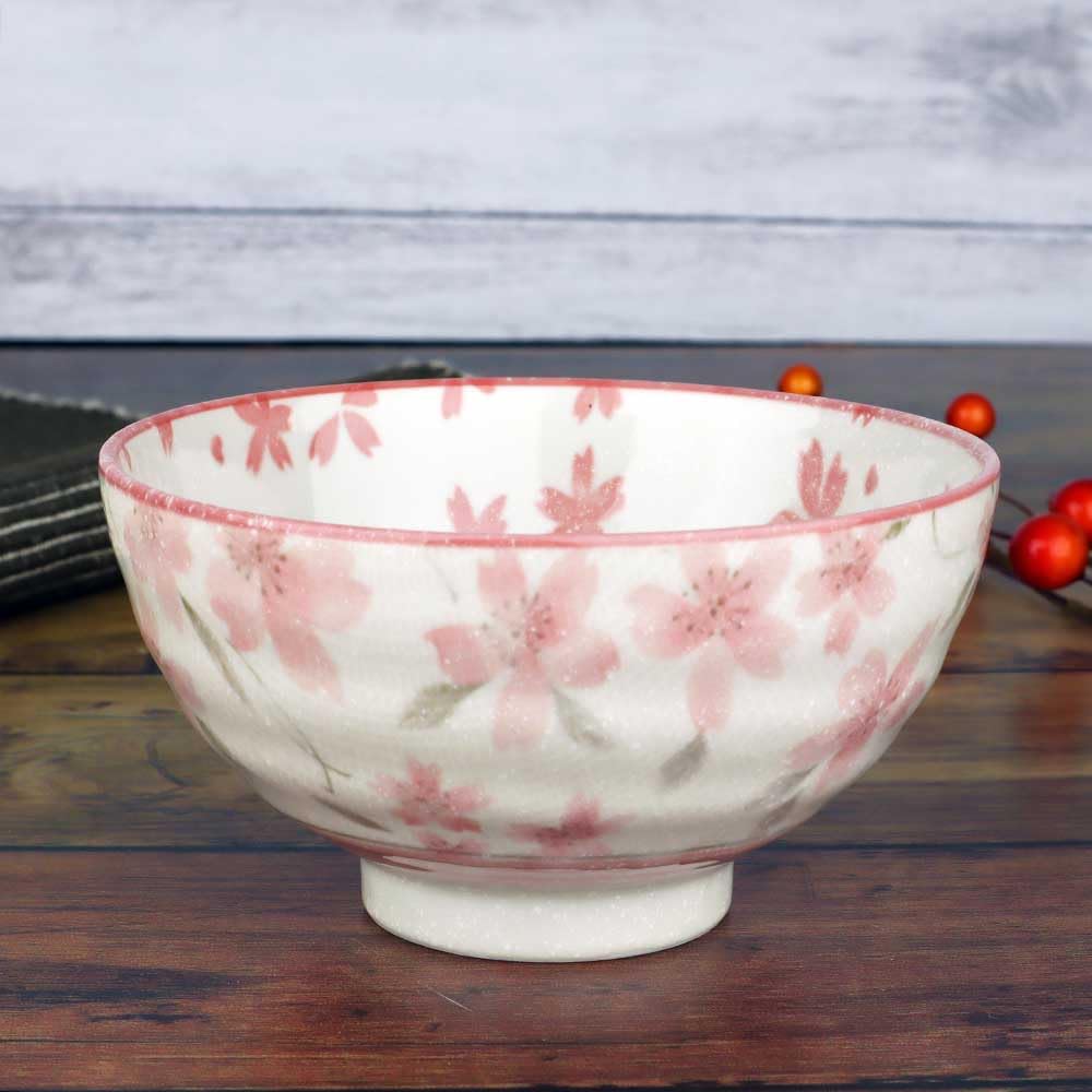 Amazon | 食器 茶碗 ちゃわん/内外ろまん桜茶碗 中平/茶わん ごはん